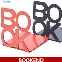 Книга в форме алфавита металлическая, для книги конец, дома и офиса книжная полка как Блокнот-органайзер, настольный металлический стенд для книг