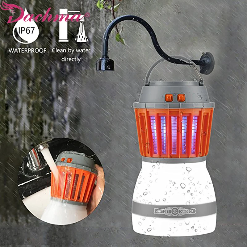 Mosquito Killer Electric Lamps USB Chargeable Bug Zapper Mosquito Traps Kill Mosquito Repellent Waterproof Fly Trap Pest Contral