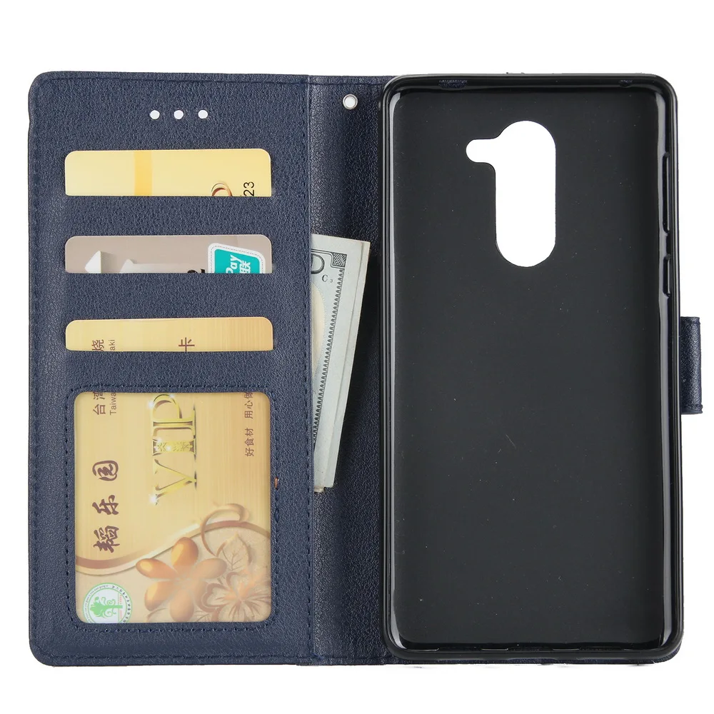 Для Huawei Honor 6X 6C корейский Наппа Кожа PU мягкая спина кожи ТПУ Card наличными