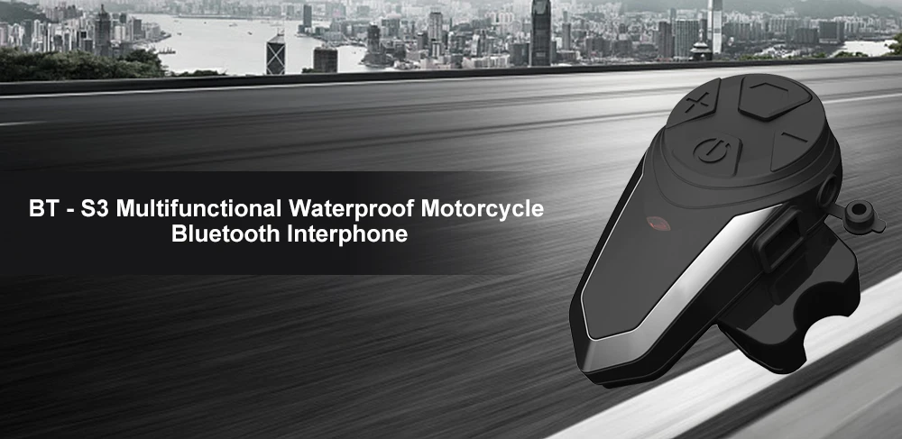BT - S3 Multifunctional Motorcycle Bluetooth Interphone