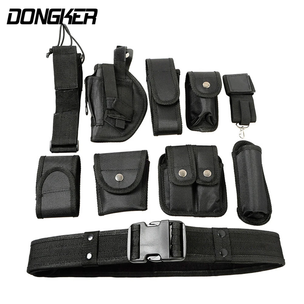 Buy 10 in 1 Tactical Belt Military Men Utility Security Guard Kit Nylon