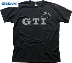 Топы лето крутая забавная футболка GTI Race Devil Sporter автомобиль гонщик черная хлопковая Футболка 01034 принт футболка мужская