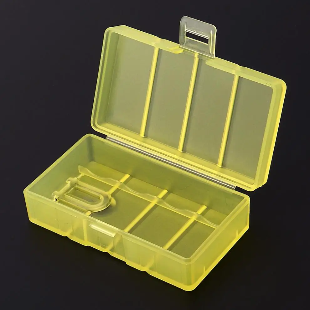 Portable Plastic Lithium Battery Protective and Storage Box for 16340