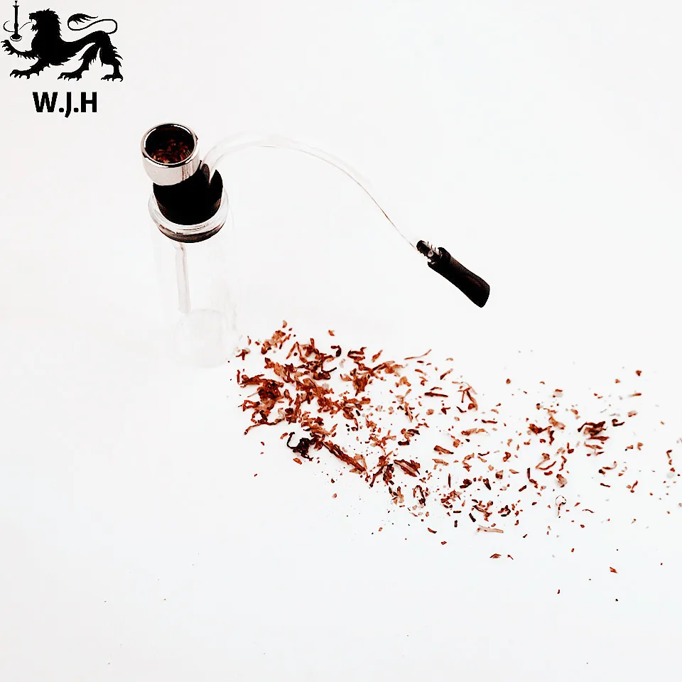

1pc Mini Shisha Hookah Smoking pipe Metal Tobacco Pipe set Accessories Nargila Bottle