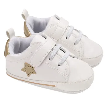 

New Baby sneaker Infants Toddler Non-slip Newborn Crib Shoes Pu leather Shoes