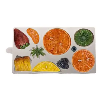 

Lemon Strawberry Simulated Fruit Pendant Resin Mold Silicone Jewelry Making Tool