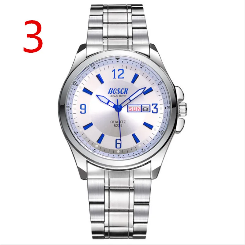 

Mens Watches Top Brand Luxury Sport Quartz Watch Men Business Stainless Steel Silicone Waterproof Wristwatch relogio