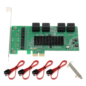 

SATA3 expansion card PCI-E to SATA3.0 expansion card 8 port SATA6G Marvell chip