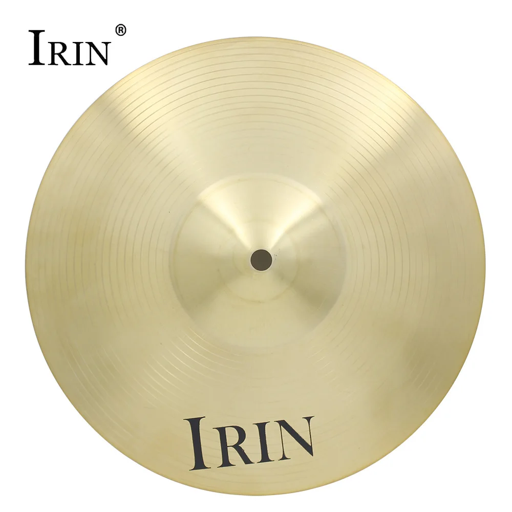 IRIN 16" Brass Alloy Crash Ride Hi-Hat Cymbal for Drum Set 16 inch Musical Instrument Parts & Accessories for Beginners