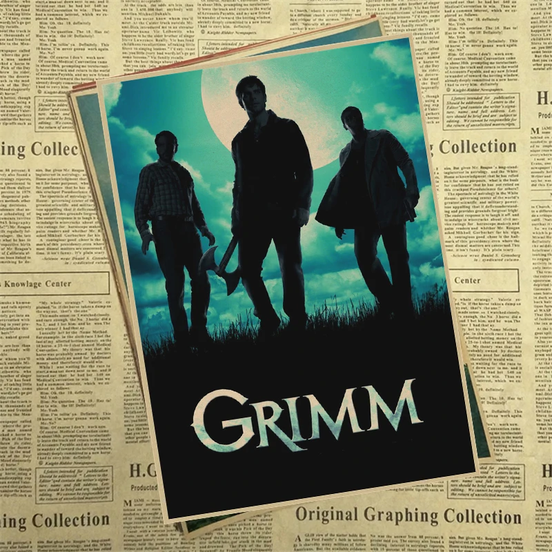 GRIMM постер настенные наклейки украшение для дома хорошее качество печать крафт