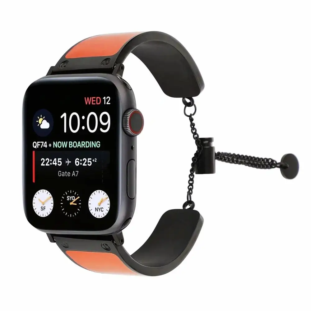 Ремешок для iwatch Band 38 мм полосы 42 мм 44 мм 40 мм Золотой браслет для Apple Watch Band 38 мм из нержавеющей стали серии 4 3 2 1