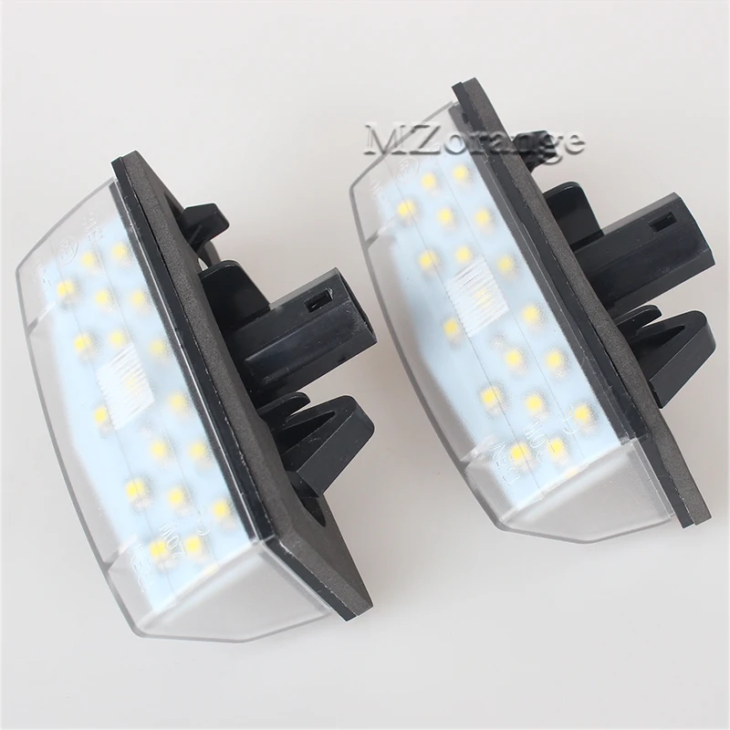 

MZORANGE 2x LED Number License Plate Lights with bulb For Toyota PRIUS V - ZVW41 11.06~ (3RD GENERATION) Number bulbs White 12V
