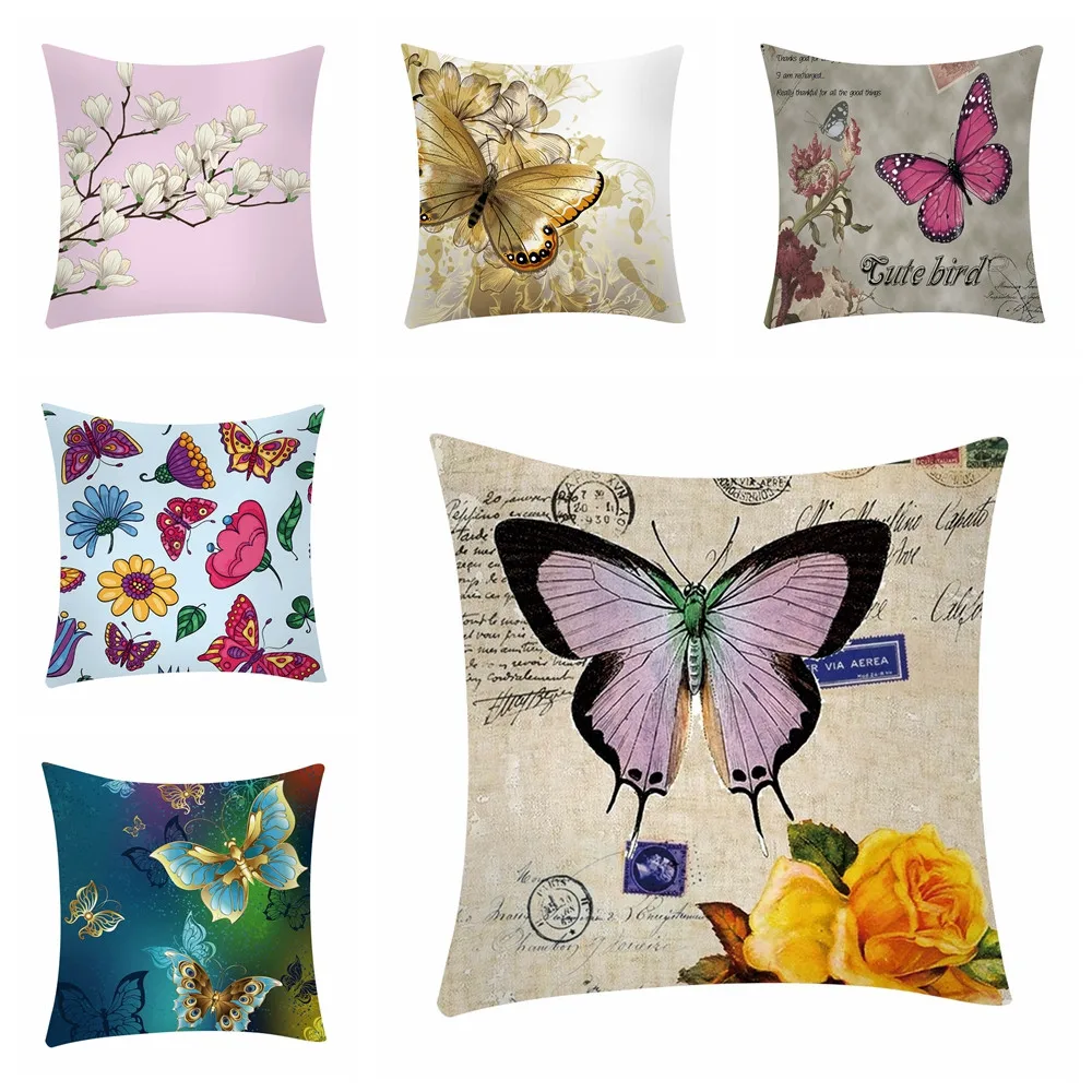 

Pillowcases Print Pillow Case Polyester Sofa Car Cushion Cover Home Decor Kussenhoes Housse de Coussin Pillow Cover Cojines
