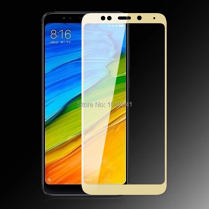 KXM1289_1_2D Full Screen Covered Explosion-proof Tempered Glass Film for Xiaomi Redmi 5 5.7 inch