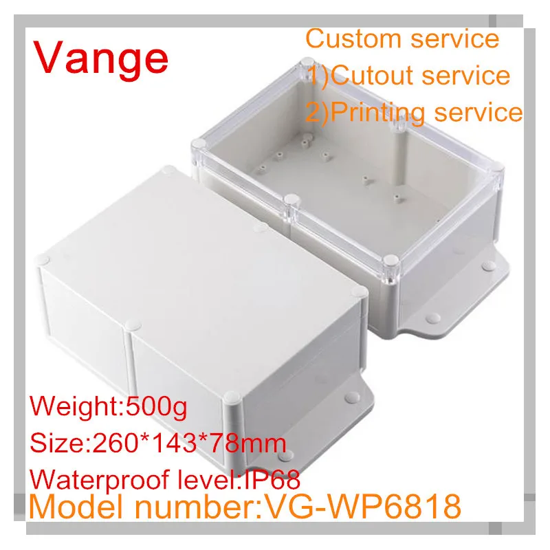 1pcs/lot injection junction box waterproof IP68 ABS plastic material ...