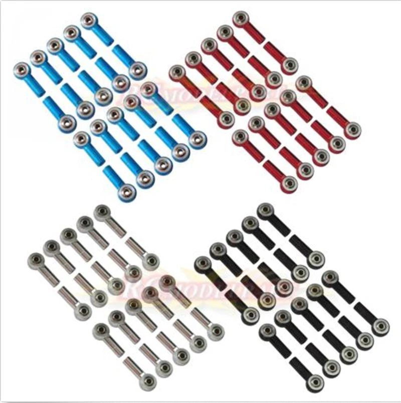 20pcs Aluminum M3 Link Rod End Ball Joint CW CCW for 1 10 font b RC