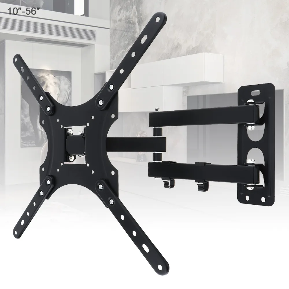 50KG TV Wall Mount Bracket TV Frame Support 15 Degrees Tilt with Small