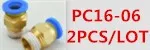 5 шт. PC8-02 трубка 8 мм резьба прямо через 1/" для пневматического монтажа трубопровода соединитель трубки