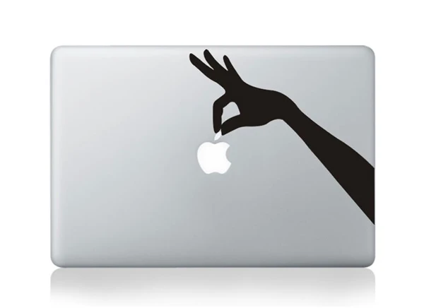 Милая ПВХ наклейка для ноутбука s для Apple Macbook Air retina 11 12 13 15 частичная наклейка для ноутбука для Macbook Pro 13 15 - Цвет: MB-black-Part C(33)