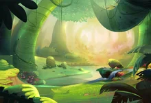 Cheap Laeacco Cartoon Dreamy Jungle Trees Baby Children Party Photography Background Customized Photographic Backdrop For Photo Studio Cheap Laeacco Cartoon Dreamy Jungle Trees Baby Children Party Photography Background Customized Photographic Backdrop For Photo Studio