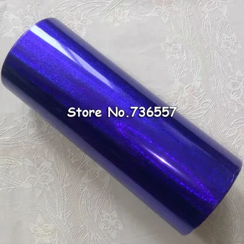 

120M*16CM 1 Roll Nail Art Transfer Foil Stickers Laser Fine Sand Foils Adhesive Nail Polish Accessories Blue Sand Stamping Foil