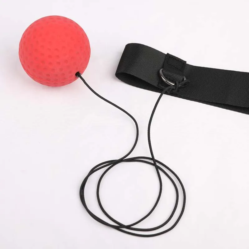 Boxing Reflex Ball with Headband Fitness for Reaction Agility Punching Speed Hand Eye Coordination Sports Thai Sanda Training