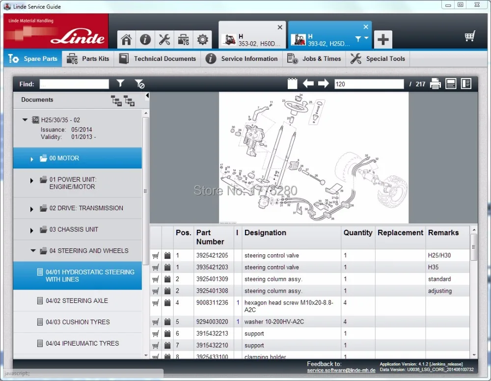 Руководство по обслуживанию Linde 5.2.2 LSG|linde| |