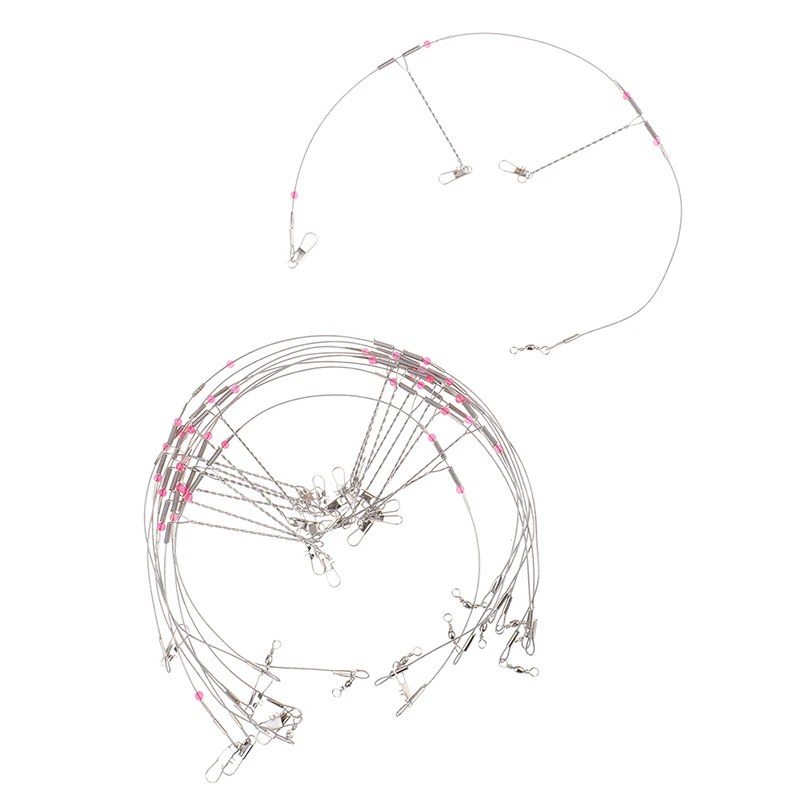 Fishing Line Steel Wire Swivel Fishing Leader Rigs