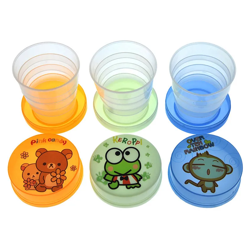 

Children Kids Portable ABS Retractable Telescopic Folding Cup Mug Outdoor Travel