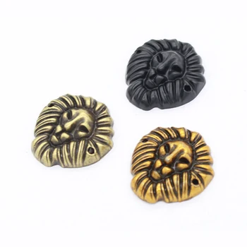 

custom 2.5*2.5cm metal clothing labels stereoscopic lion sewing labels for luggage and bags custom clothing labels metal name