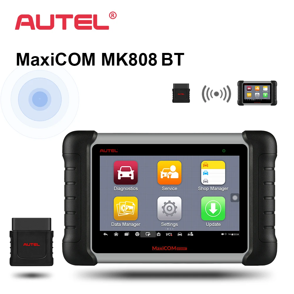 Autel MaxiCOM MK808 BT OBD2 Car Diagnostic Tool ODB2 scanner automotive code reader for key programming EPB IMMO DPF SAS TMPS Autel MaxiCOM MK808 BT OBD2 Car Diagnostic Tool ODB2 scanner automotive code reader for key programming EPB IMMO DPF SAS TMPS