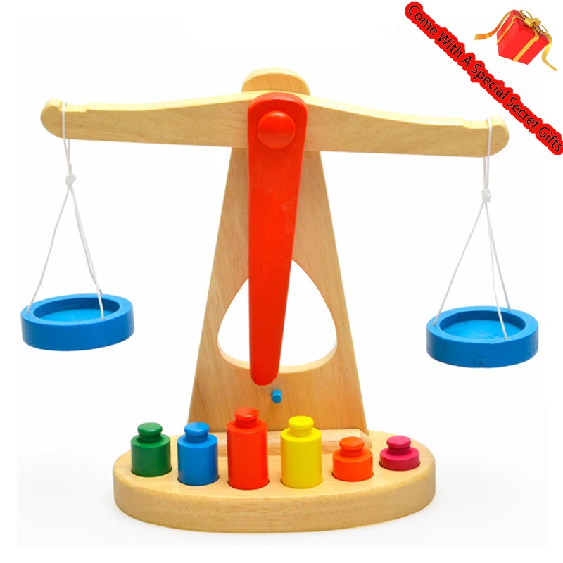 

Early Childhood Education Enlightenment Flat Called Montessori Education Balance Wooden Toys for Children Birthday Gifts