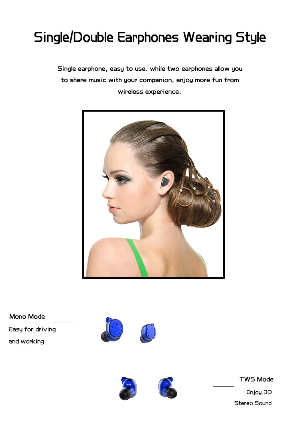 VOBERRY TWS Touch 5,0 bluetooth-гарнитура Встроенный микрофон мини-гарнитура с зарядным устройством для смартфонов