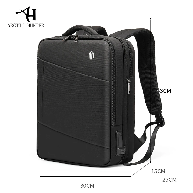 

Arctic Hunter Man Backpack Fit 15.6 Inch Laptop USB Recharging Multi-layer High Capacity Travel Male Bags Backpacks