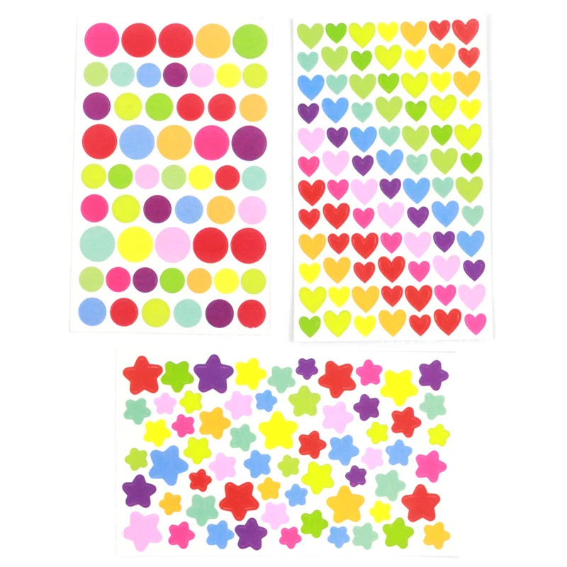 

Colorful Cute Stickers DIY Decals Sticker For Notebook Albums Scrapbook Decorative Laptop Classic Toys For Kids 5pcs/lot