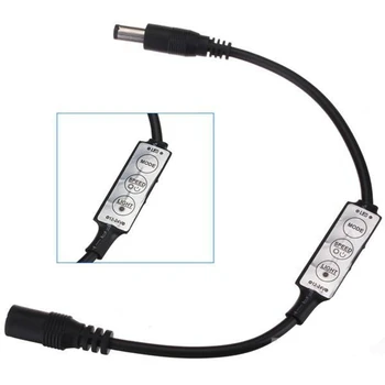 

RGB LED Strip Light Dimmer Switch Controller DC 12-24V