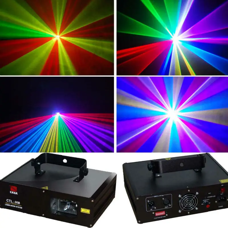 Stage Lights 300mW Blue +200mW Red  100mW Green Dj Equipment For Disco Party Show