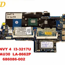 Оригинальная материнская плата для ноутбука hp ENVY 4 ENVY 4 I3-3217U QAU30 LA-8662P 686086-002 протестированная хорошая