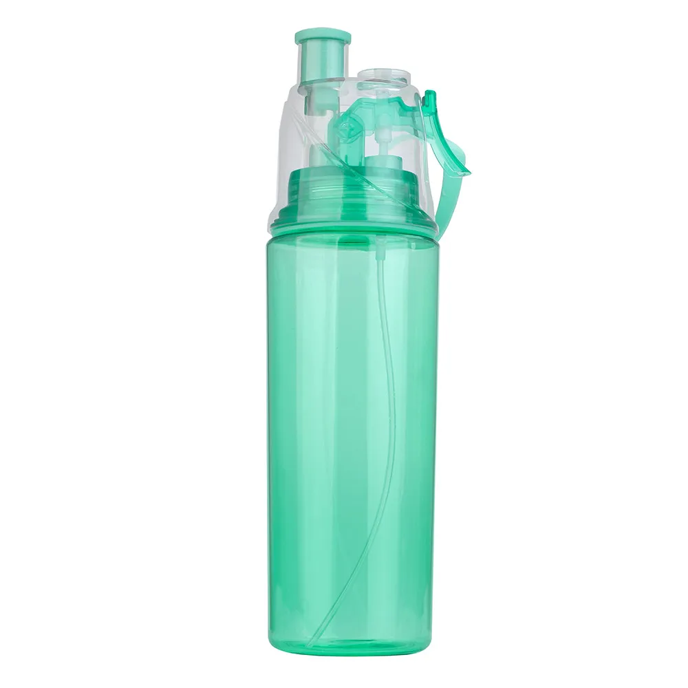600 мл Спортивная велосипедная распылительная бутылка для воды, для спортзала, Пляжная бутылка, герметичная Питьевая чашка, кристальная бутылка для воды