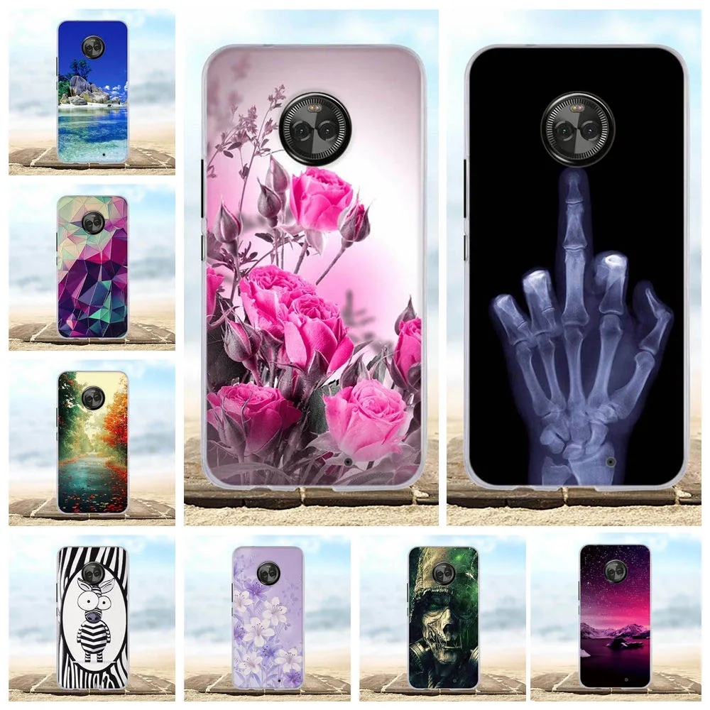 For Case Motorola Moto X / X4 2017 Cover Soft Silicone XT1900 3D Flower Phone Cases | Мобильные телефоны и аксессуары