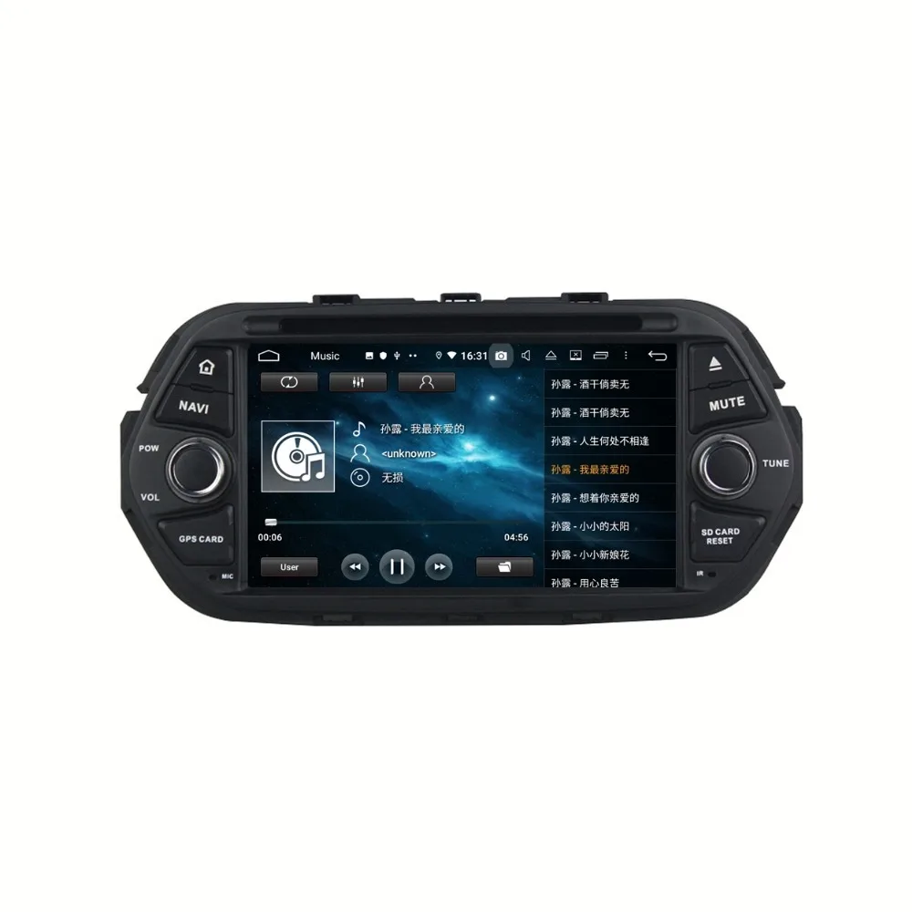 Cheap DSP 4GB RAM Octa Core 1 din 7" Android 9.0 Car DVD Player for Fiat EGEA 2016 2017 2018 Radio GPS WIFI Bluetooth 4.2 Mirror-link 6