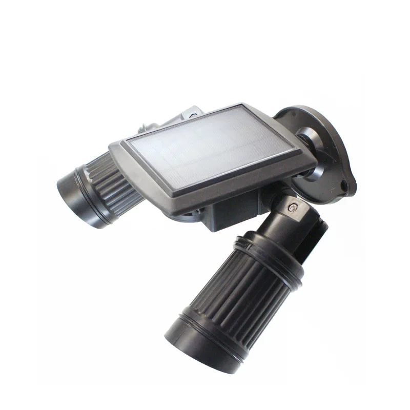 

Waterproof Solar Panel LED Motion Sensor Light Double Headlights 14 led Outdoor Garden Lamp Super Bright Spotlight Lighting