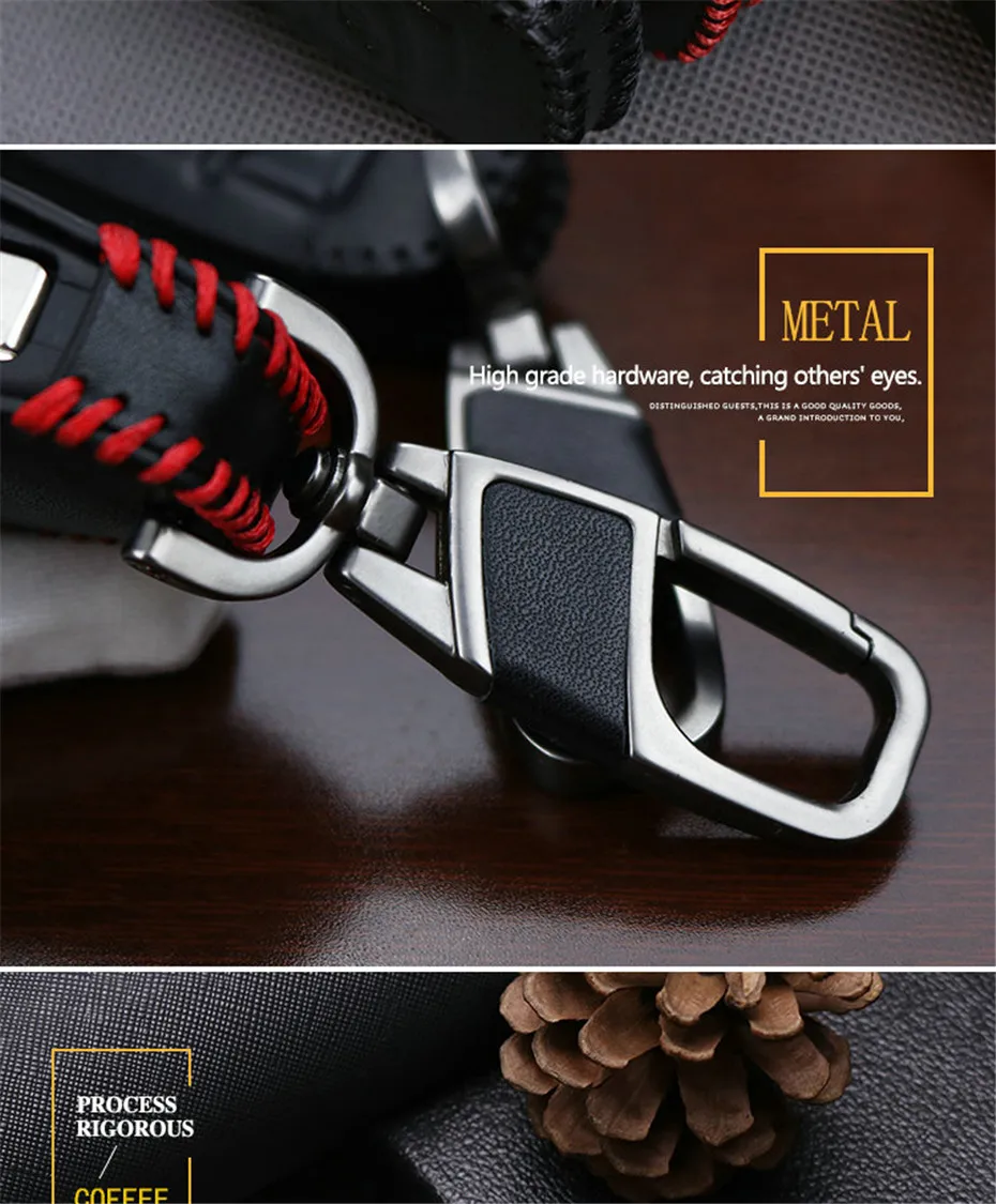 Car Key Case Cover For Ford 3 Button Key (7)