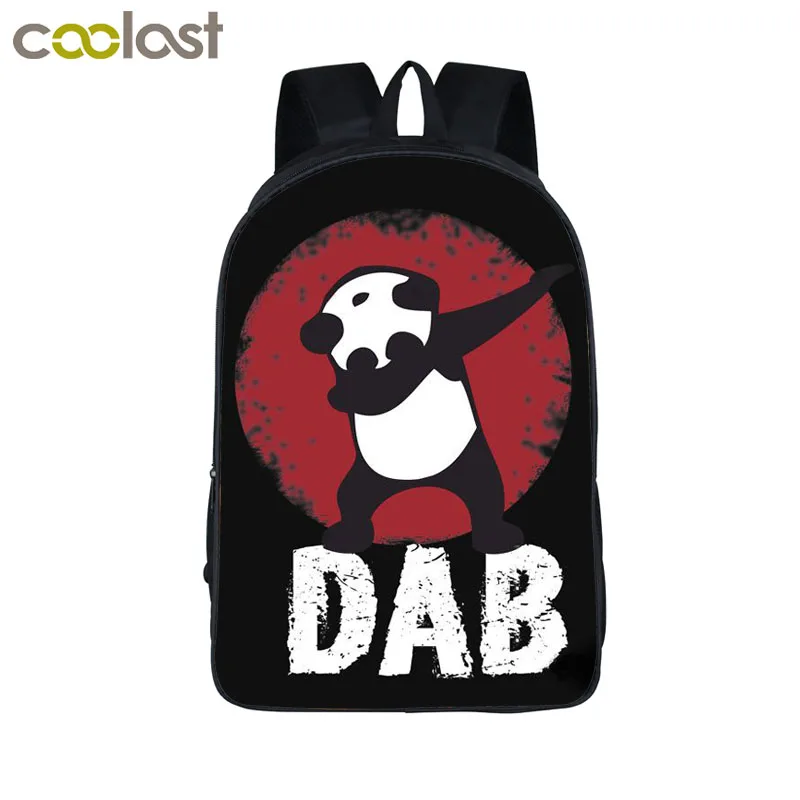 Dab Puppy Шиба ину рюкзак для детей школьные сумки Dab Panda рюкзак для подростков девочек и мальчиков рюкзак для ноутбука сумка для книг