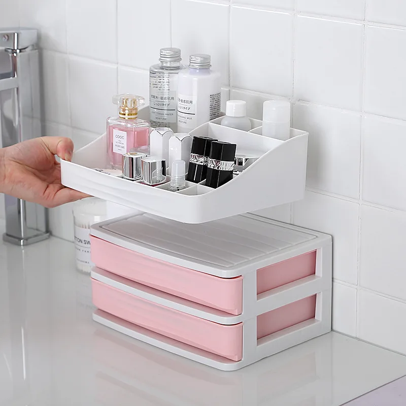 Muti Function Desktop Multilayer Cosmetics Box Sundries Container