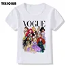 2019 new Summer Vogue Princess Print Children T-shirt Short Sleeve O-neck T shirt Baby Gilrs Casual Tshirt Kids Clothing 1