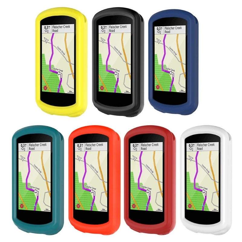 Разноцветный силиконовый чехол накладка для велосипедного компьютера Garmin Edge 1030