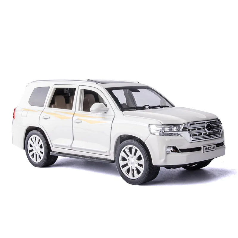 kids toys 1 24 simulation Toyota Cool Road Diecast Car model SUV Collection decoration 6 open 5