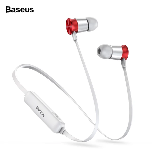 Baseus S07 шейным Беспроводной Bluetooth наушники Fone de ouvido Спортивная гарнитура стерео вакуумные наушники Динамик