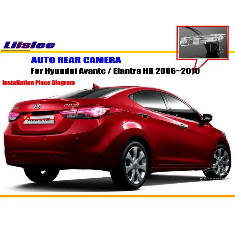 Liislee для Hyundai Avante / Elantra HD 2006 ~ 2010 камера заднего вида/подсветильник номерного знака